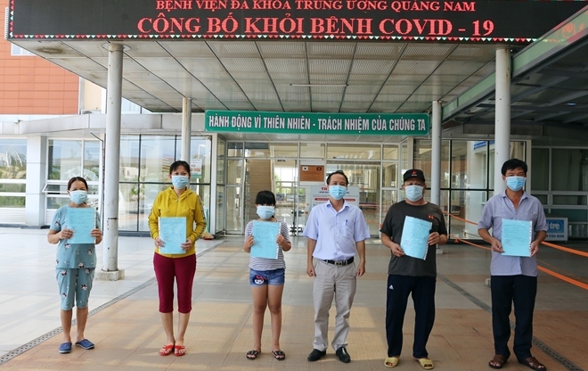 Additional COVID-19 patients given all-clear in Quang Nam