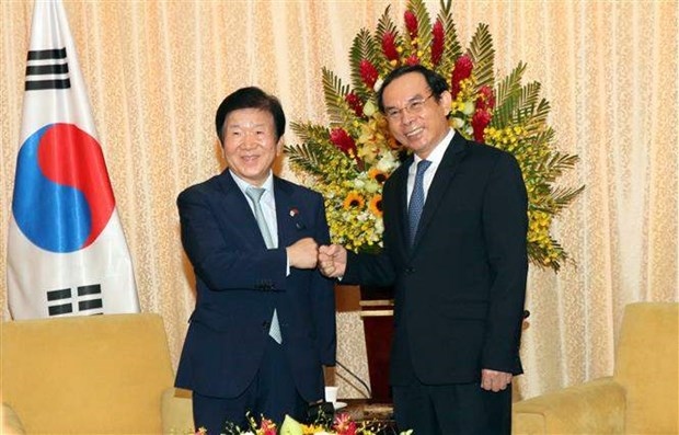HCM City leader meets Korean top legislator