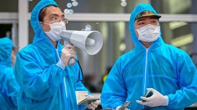 A healthcare worker infected with SARS-CoV-2 in Vietnam