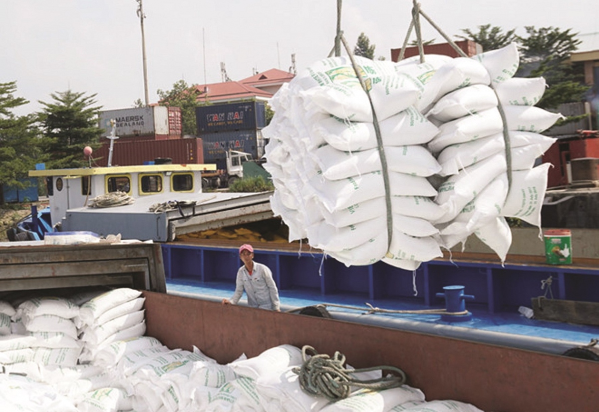 Rice export price exceeds US$550 million per tonne