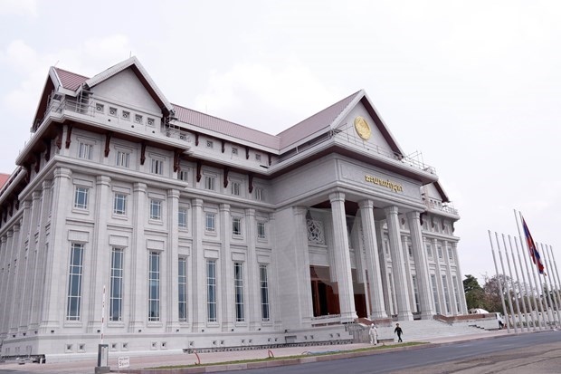 Vietnamese-funded new National Assembly Building handed over to Laos