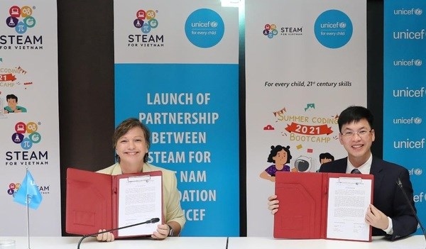 UNICEF partnership brings equitable STEAM learning opportunities to Vietnamese children