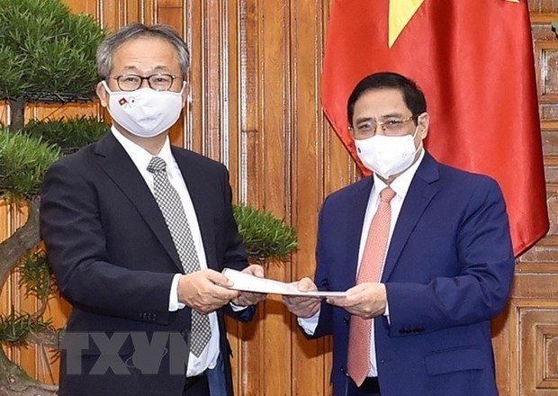 PM Pham Minh Chinh receives Japanese Ambassador