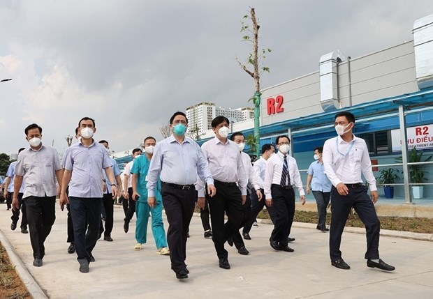 PM inspects COVID-19 prevention, control in Hanoi