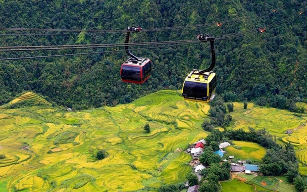 Fansipan cable car system adds to attractiveness of Sa Pa