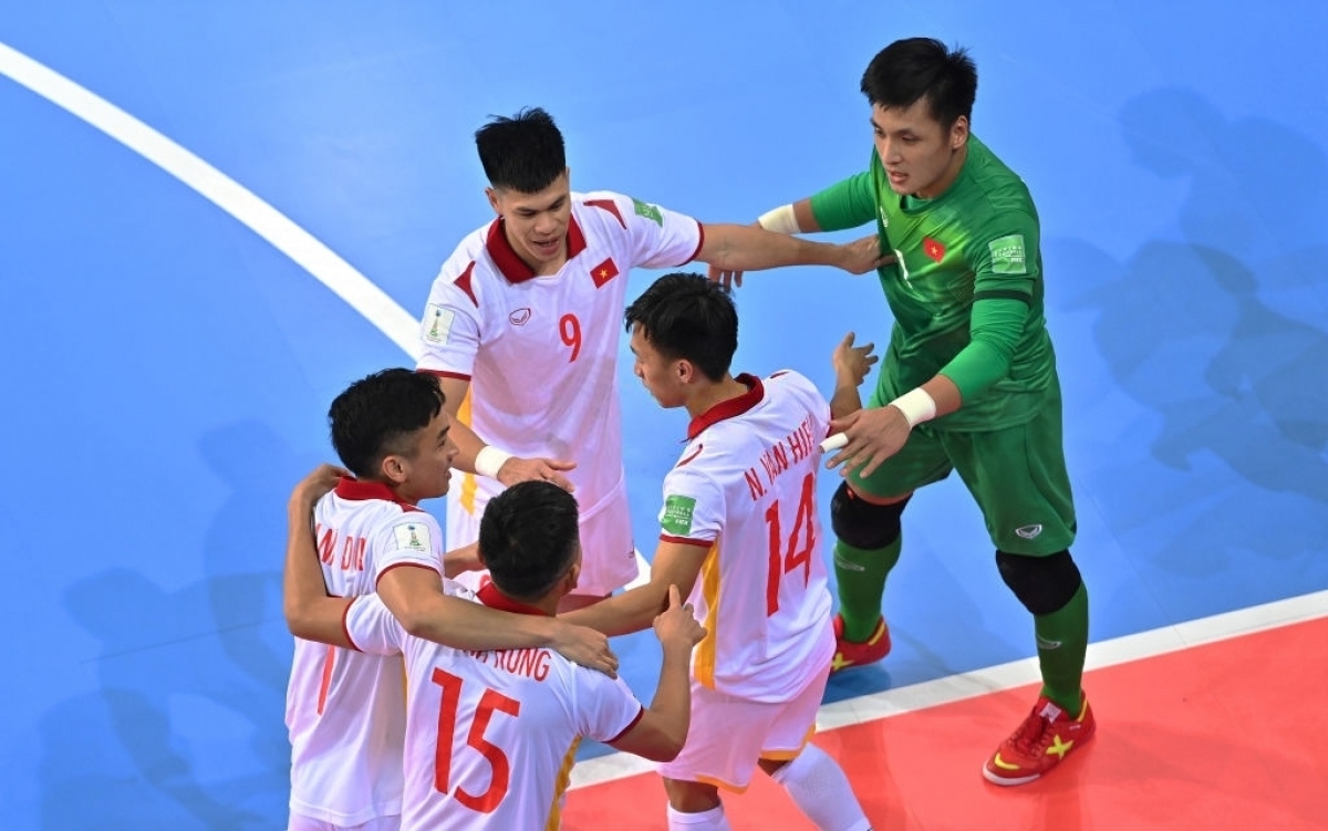 Vietnam futsal team second among leading third-placed sides