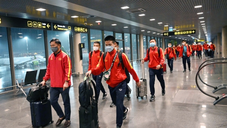 Futsal players arrive in Lithuania for World Cup 2021 finals