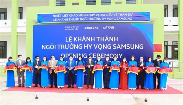 Samsung “Hope School” inaugurated in Bac Giang