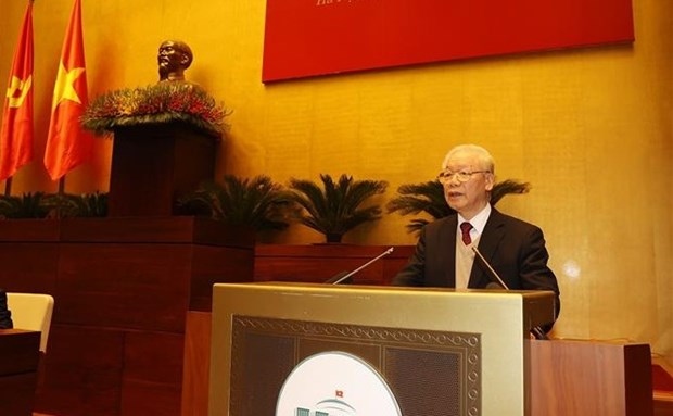 Party leader urges continuing national culture building, preservation and development