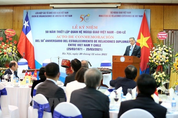 50 years of Vietnam-Chile diplomatic ties marked in Hanoi