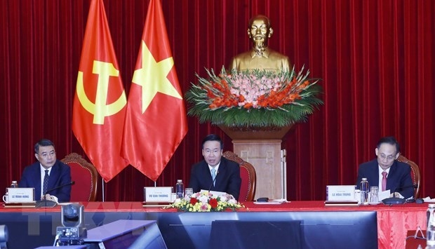 Vietnam attends int’l inter-party videoconference