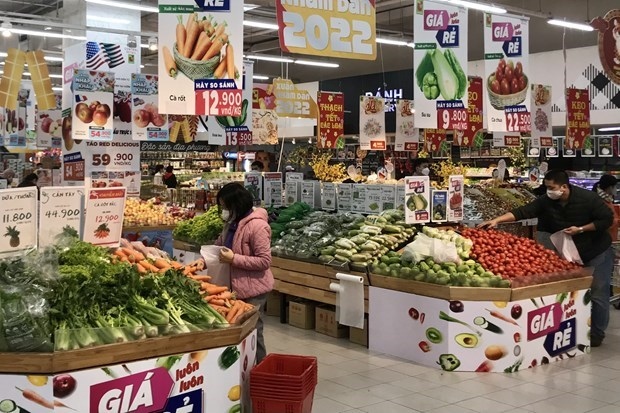 Hanoi supermarkets prepare goods for Lunar New Year holiday