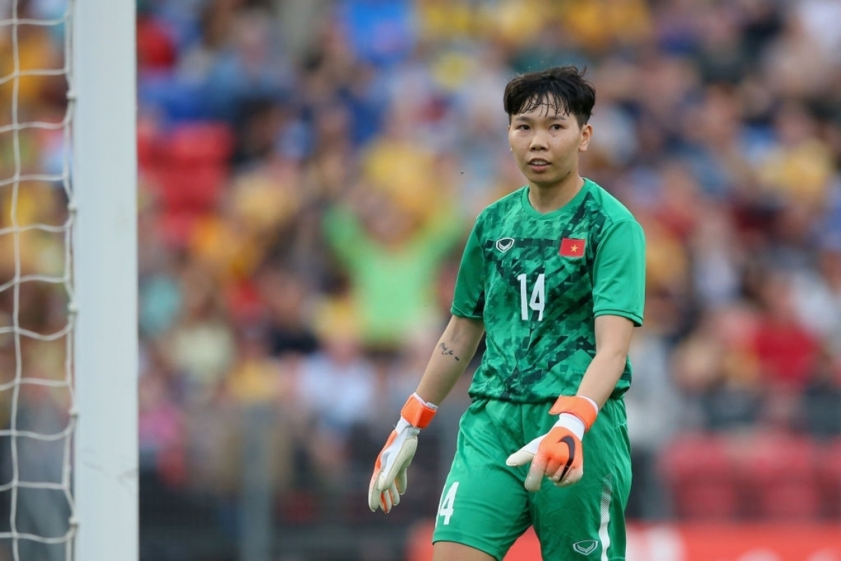 Kim Thanh named among most active goalkeepers at AFC Women’s Asian Cup