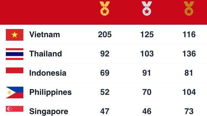 Vietnam sets new record for gold medals at SEA Games