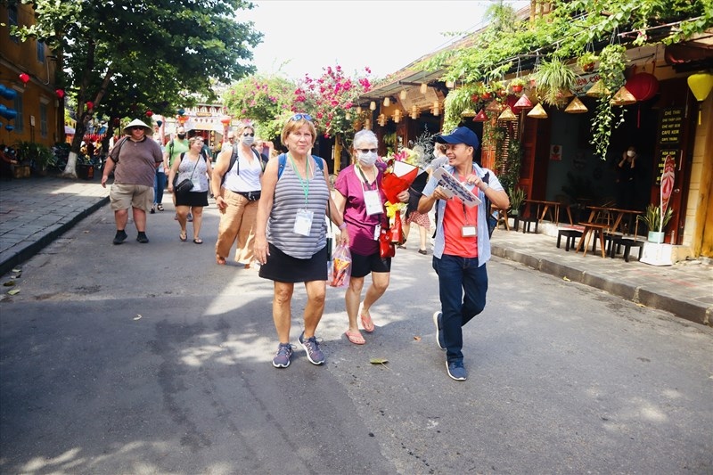 Tourist arrivals to Quang Nam increase sharply