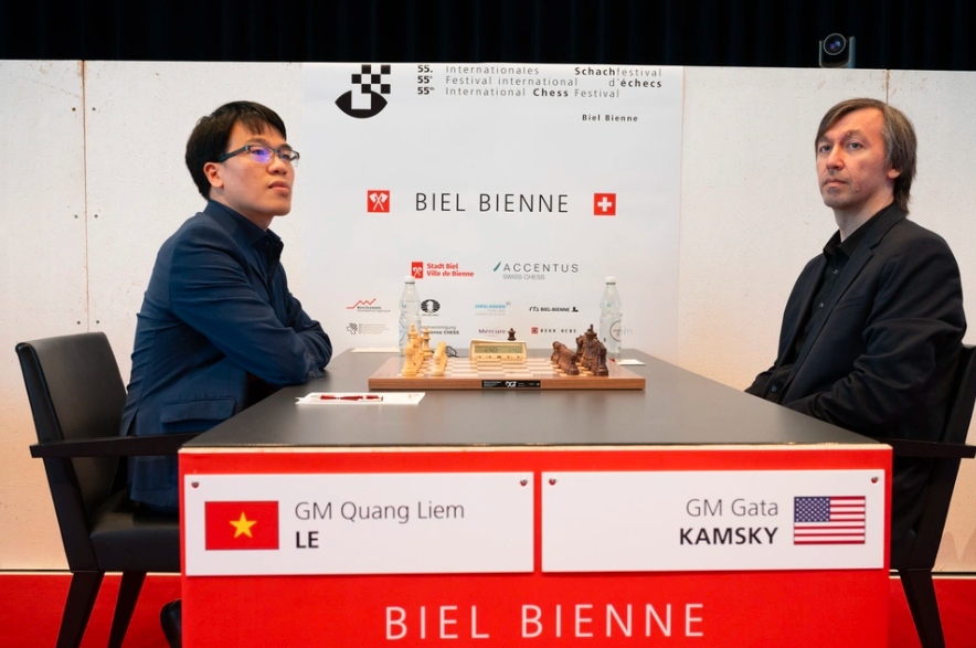 Quang Liem suffers loss at Biel Grandmaster