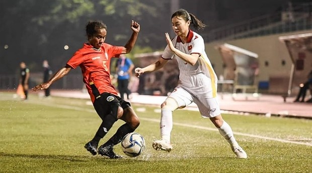 Vietnam defeat Timor Leste for semi-finals berth at AFF Women's Championship