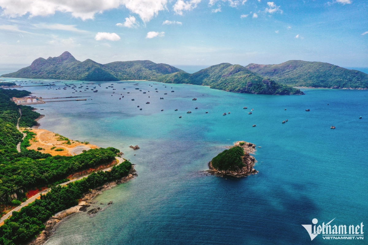 The beauty of Con Dao as seen from bird’s-eye view