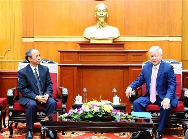 Vietnamese, Lao fronts desire broader cooperation
