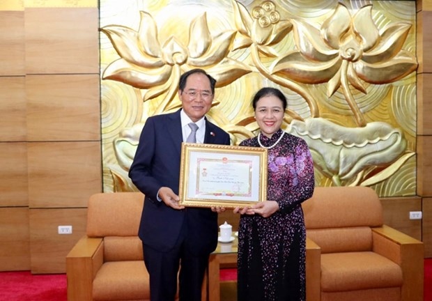 RoK Ambassador honoured for contributions to relations with Vietnam