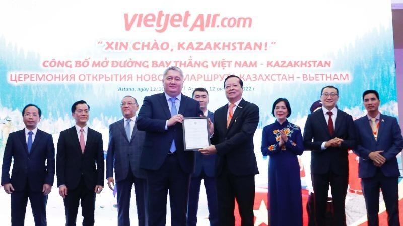Vietjet opens Vietnam – Kazakhstan direct air route