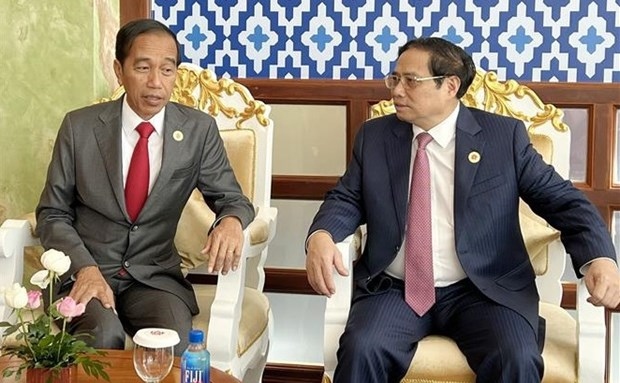 PM Chinh meets with Indonesian President in Phnom Penh