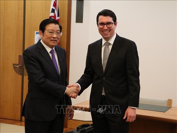 Party delegation pays working visit to Australia
