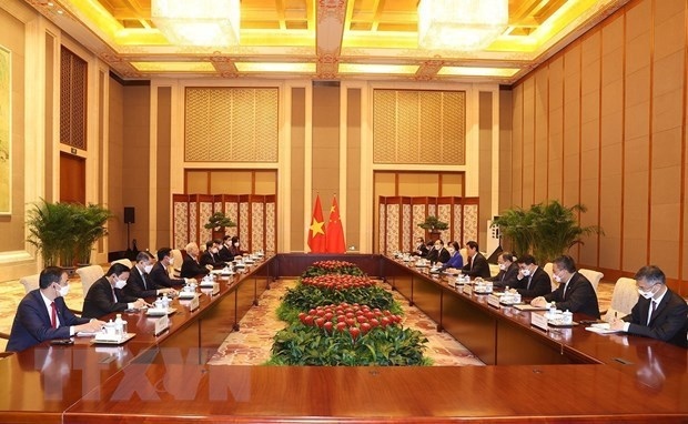 Party chief affirms support for Vietnam-China legislative ties