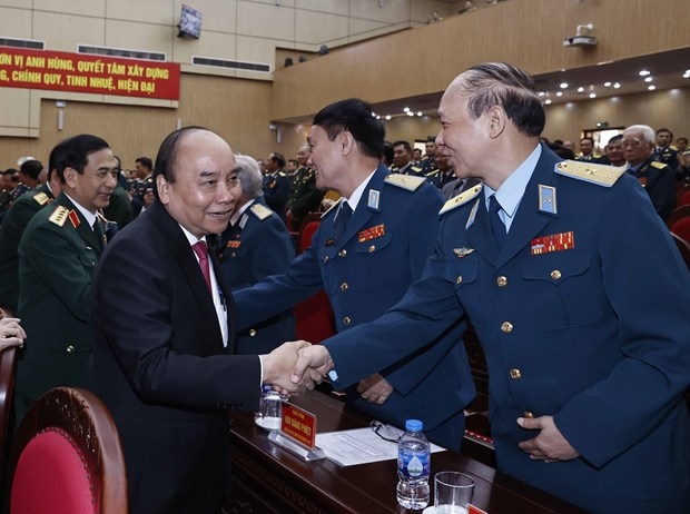 President attends gathering celebrating 50 years of "Dien Bien Phu in the air"