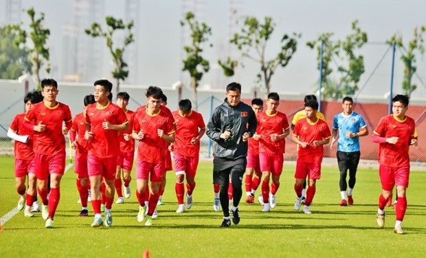 Vietnamese footballers arrive in Uzbekistan for 2023 AFC U20 Asian Cup finals