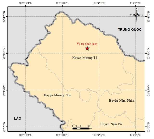 Earthquake hits Vinh Phuc and Lai Chau