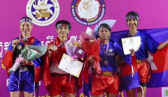 Vietnam wins three golds at Cambodia Kun Bokator National Championship