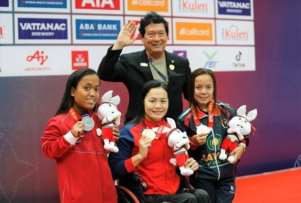 Vietnamese athletes set new records at ASEAN Para Games 12