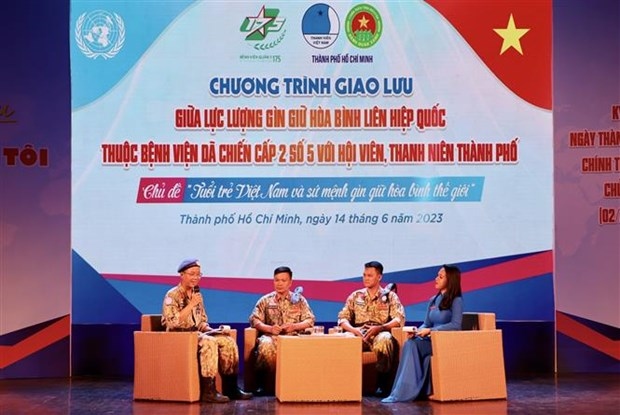 Exchange held for HCM City youth, Vietnamese peacekeepers