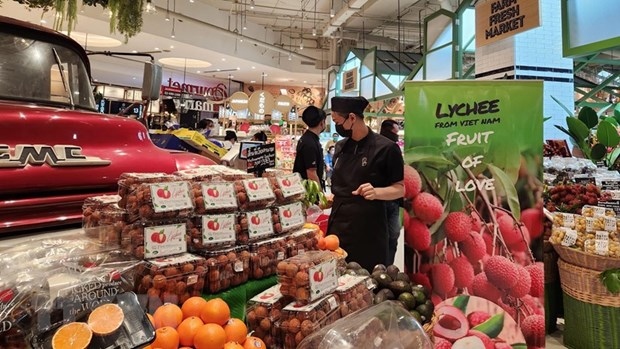 Bac Giang lychees enter Thailand’s major shopping malls