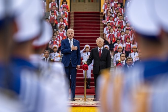 President Biden thanks Vietnam for “warm welcome”