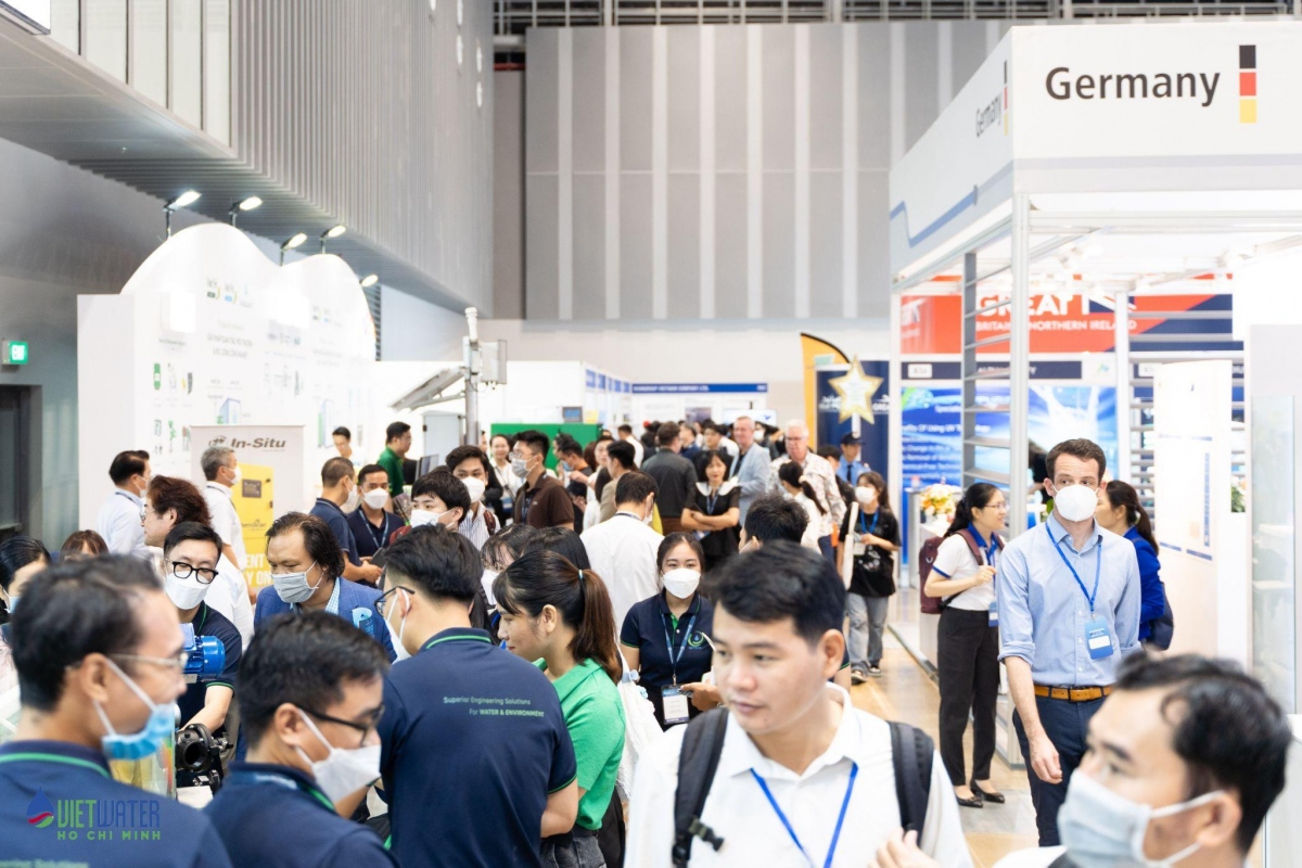 Over 450 international exhibitors showcase products at Vietwater 2023