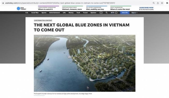 US media points out the next global blue zones in Vietnam