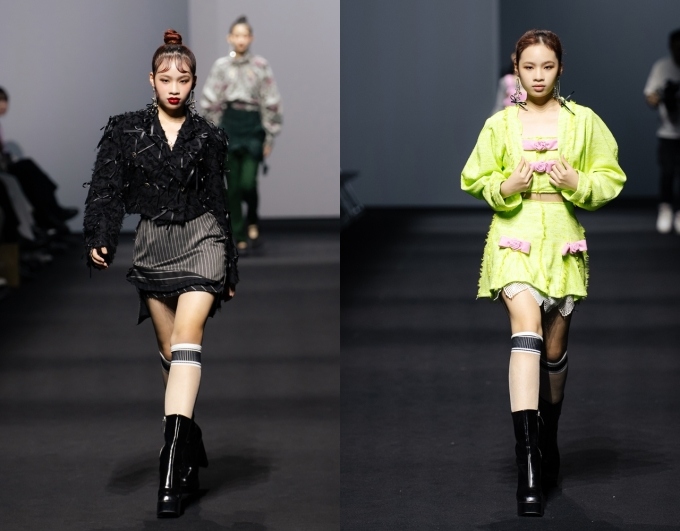 Vietnamese teen models hit catwalk for international fashion week