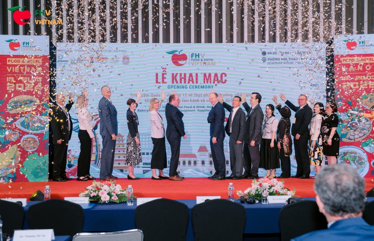 Food & Hotel Vietnam gathers businesses from 27 countries and territories