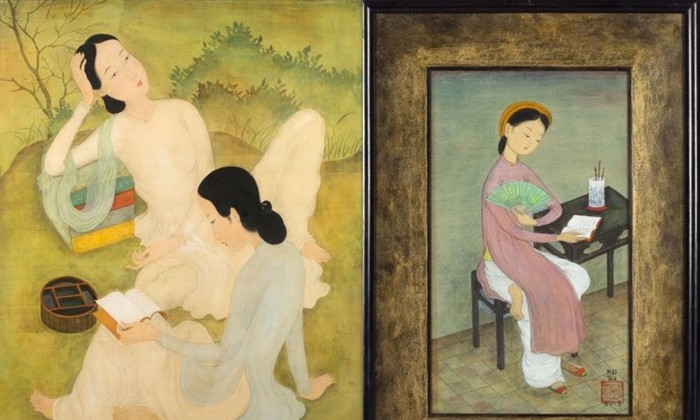 Valuable Vietnamese paintings sold at Aguttes auction
