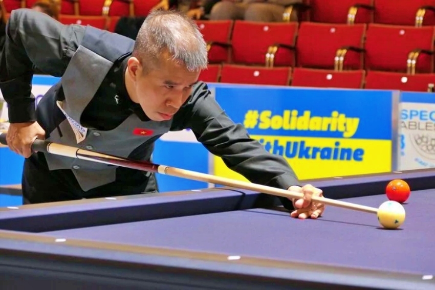 Vietnamese cueists compete at Asian Carom Champs in RoK