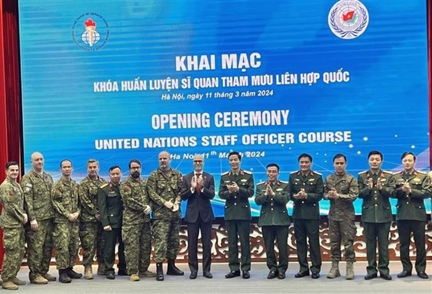 UN staff officer training course opens in Hanoi