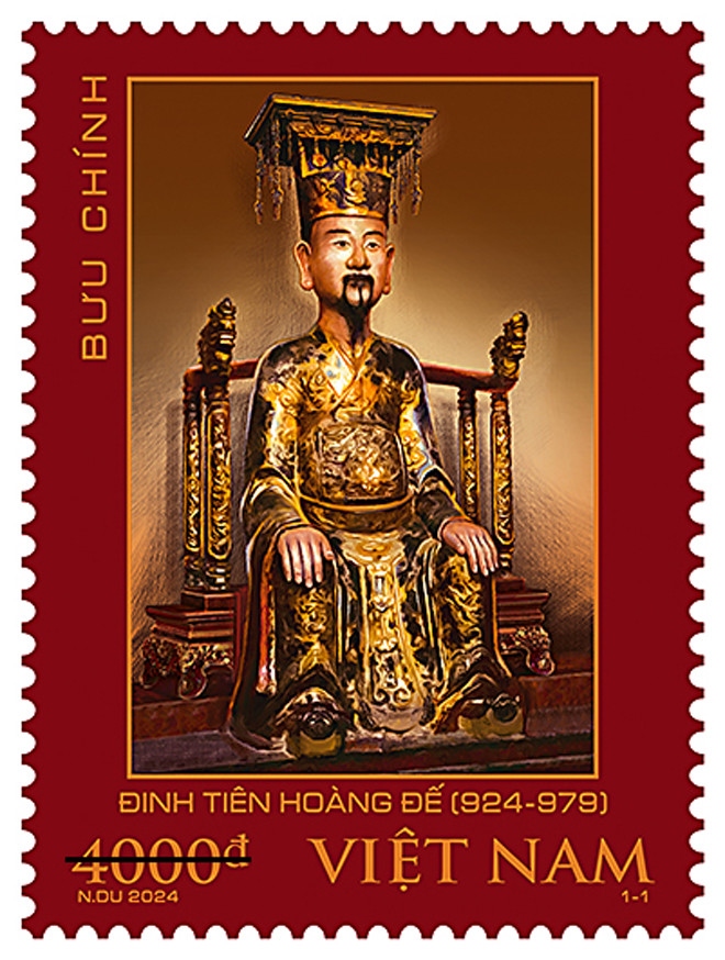 Stamp collection celebrating King Dinh Tien Hoang’s 1,100th birthday released