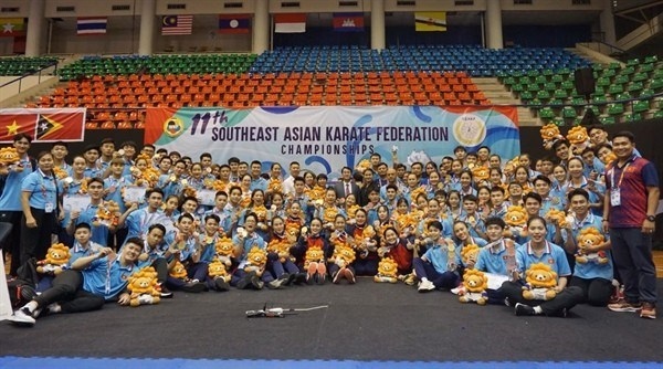 Vietnamese Karate athletes top regional championships