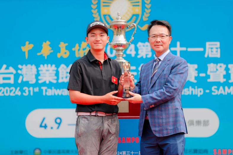 Local golfer Minh wins Taiwan Amateur tournament