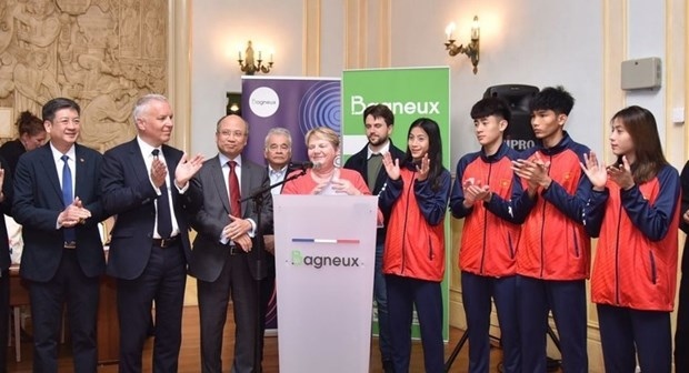 Vietnamese taekwondo athletes welcomed ahead of Olympic Games Paris