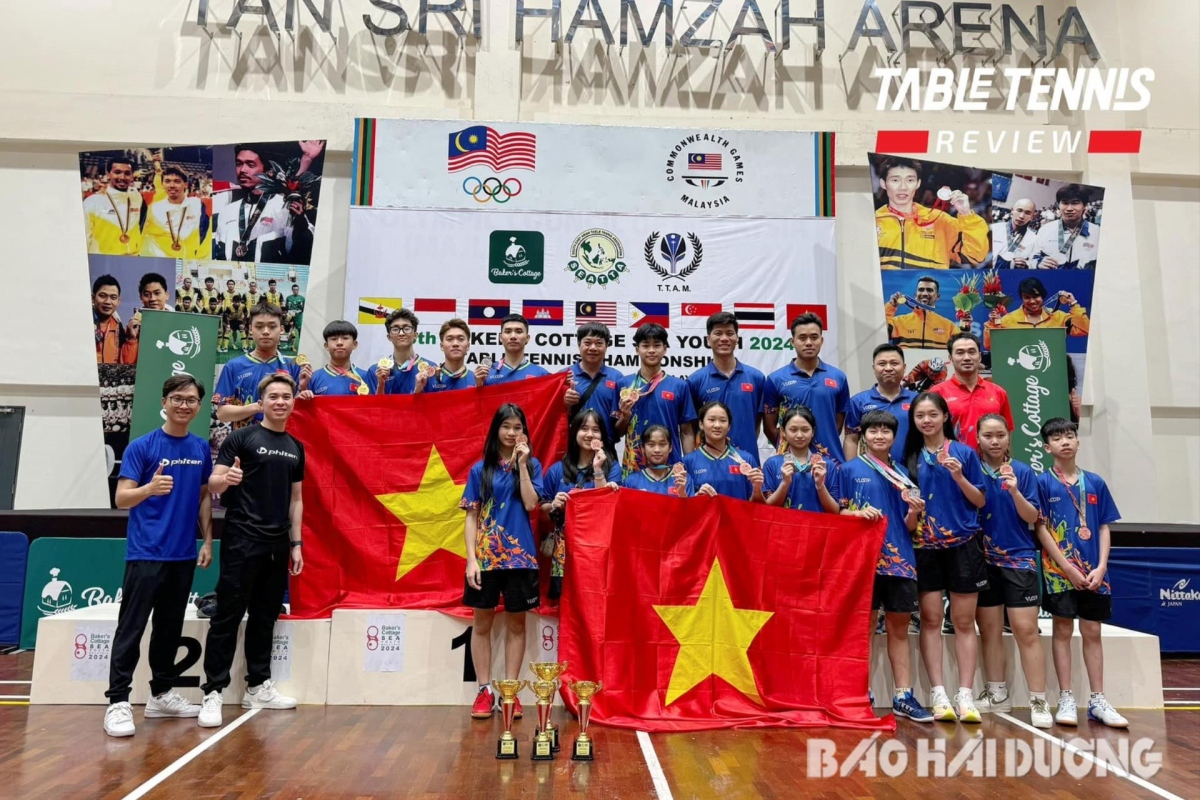 VN triumphs in boys’ singles at SEA table tennis championship for first time
