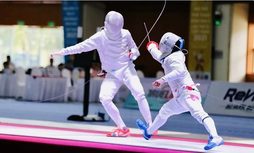 Six Vietnamese fencers competing in grand prix in China