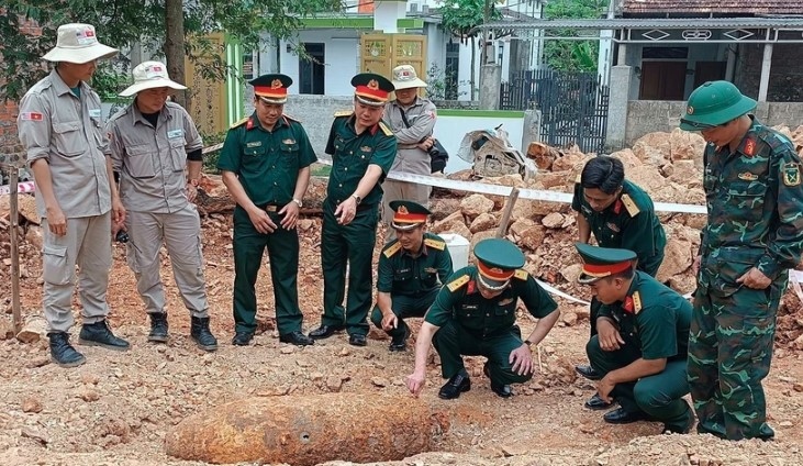 340-kg bomb deactivated in Quang Binh province